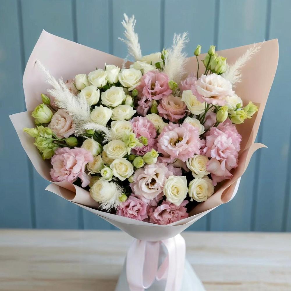 Букет цветов из: Альстромерии и Розы в Люберцах