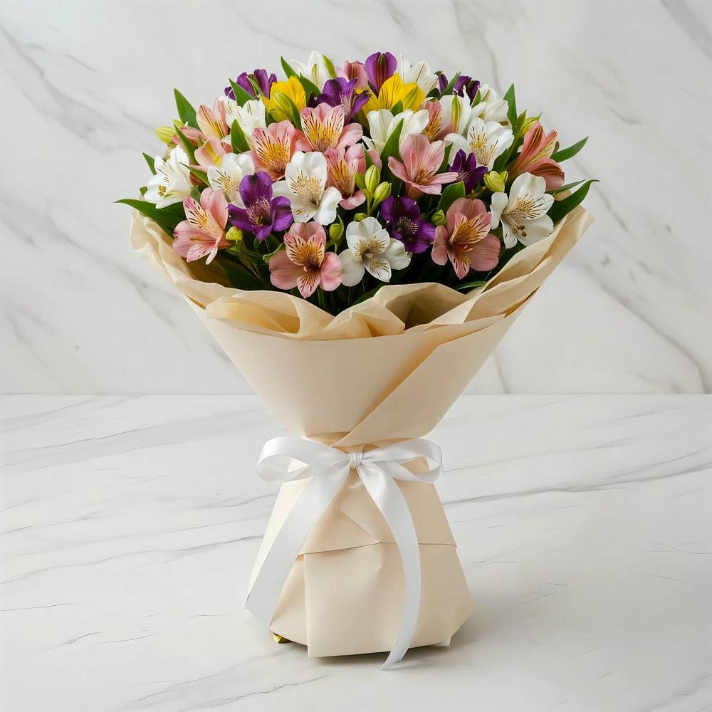 Букет цветов из: Альстромерии в Люберцах