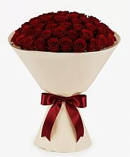 Букет 101 Бордовая роза Блэк Бакарра в Люберцах