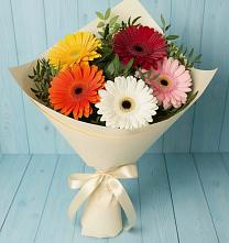 Букет цветов из:  Герберы в Люберцах