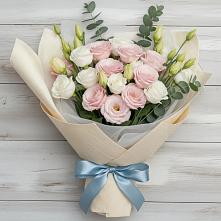 Букет цветов из:  Лизиантусы в Люберцах