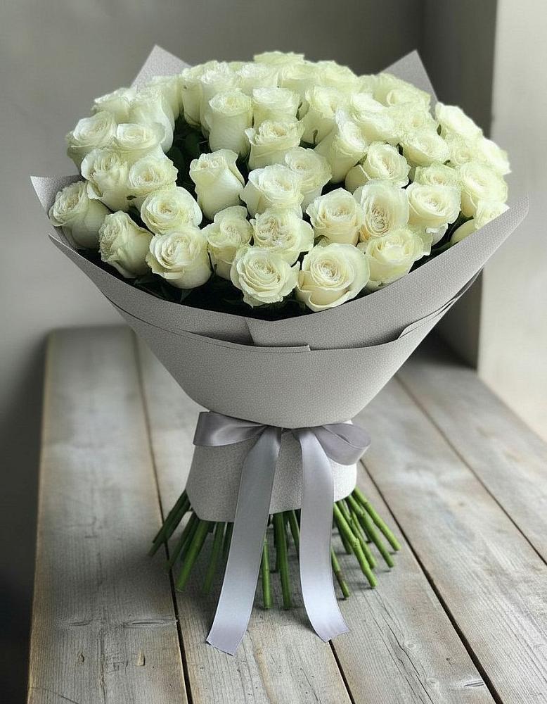 Букет 35 Белых роз в Люберцах