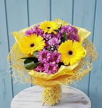 Букет цветов из:  Хризантемы и Герберы в Люберцах