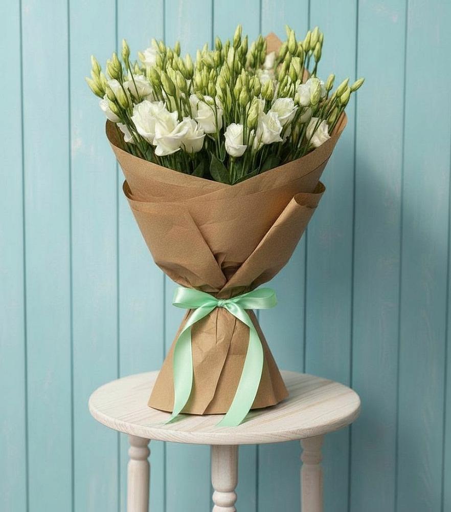 Букет цветов из: Лизиантусы в Люберцах