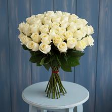 Букет 51 Белая роза Эдлесс Лав #REPLACE_PRED# Люберцах