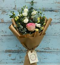 Букет цветов из:  Розы и Лизиантусы #REPLACE_PRED# Люберцах